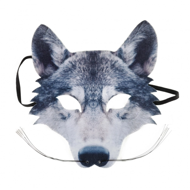 Wolf Mask with Beard for Kids