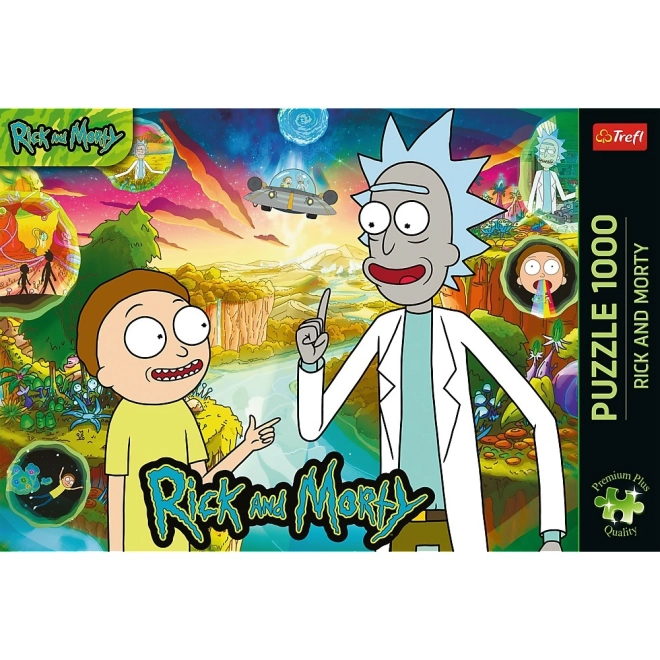 Trefl Premium Plus Puzzle Rick and Morty 1000 Pieces