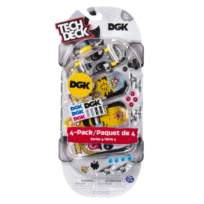 Tech Deck Fingerboard Set 4-Pack Assortment