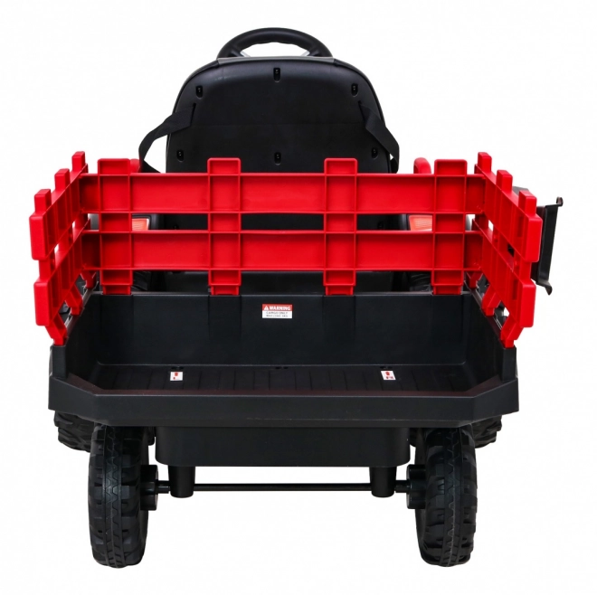 Titan Tractor with Trailer Red