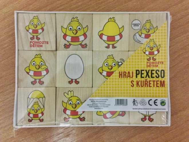 Memory Game with Chicken Motif