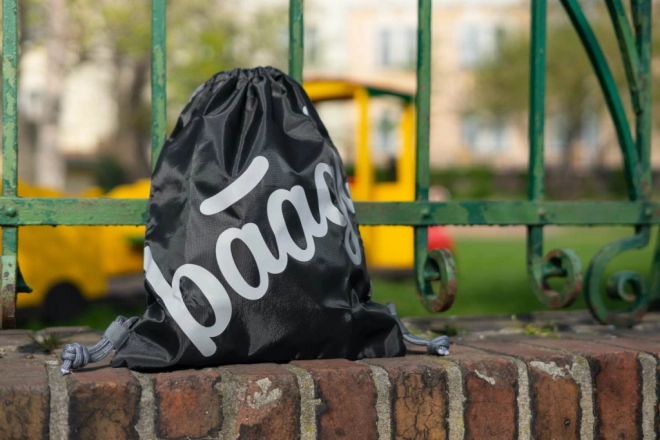 Baagl Black Skate Gym Bag