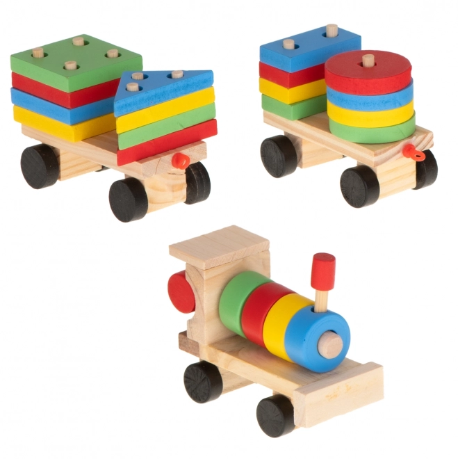 Wooden Train Puzzle and Sorter