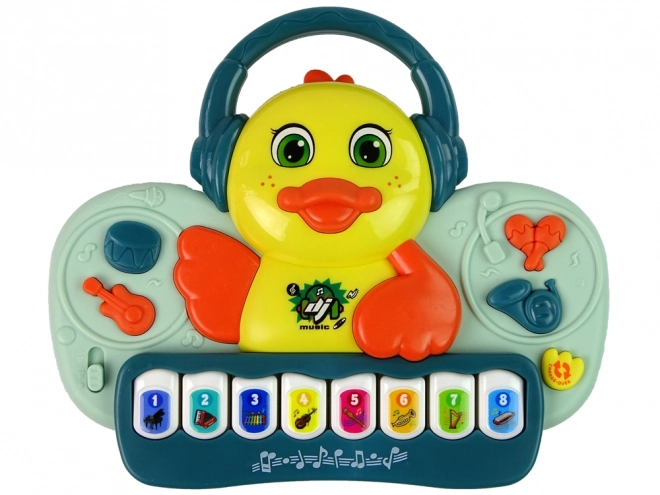 Interactive DJ Duck Piano Toy