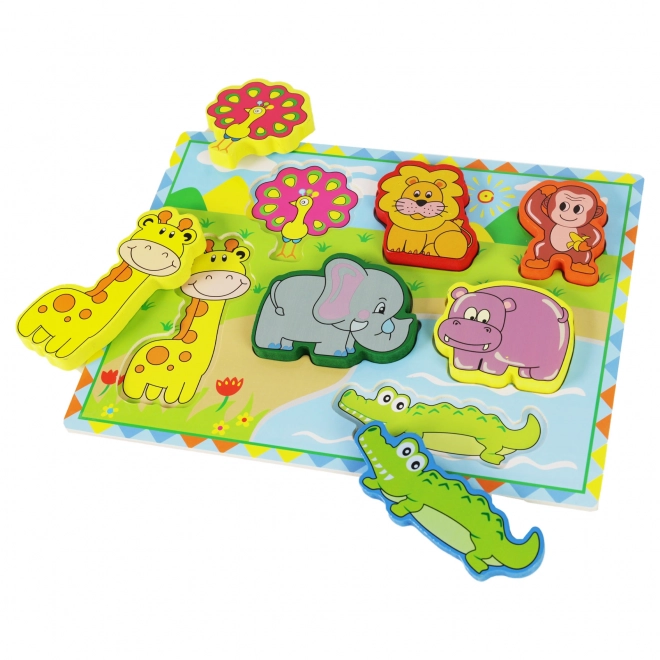 Safari Animals Wooden Puzzle