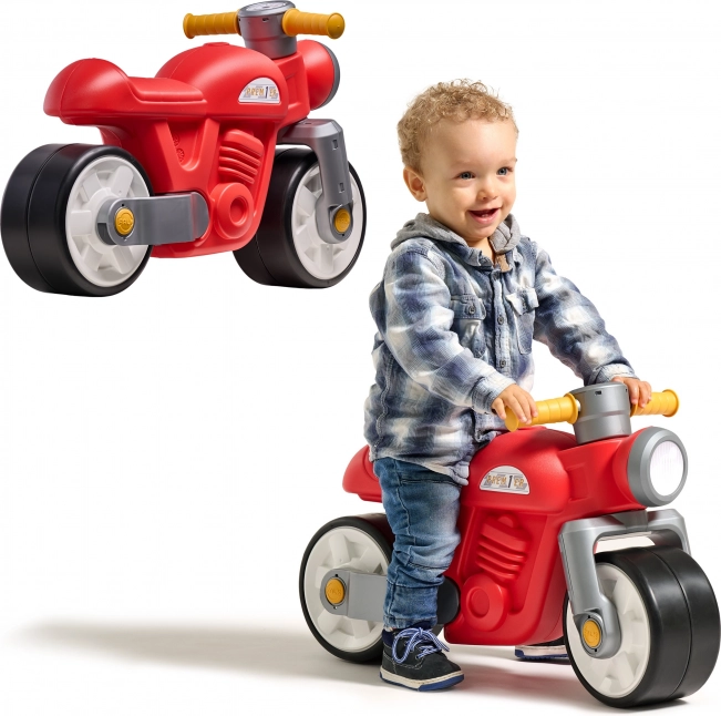 Children's Balance Bike Retro Motorcycle Red 1+