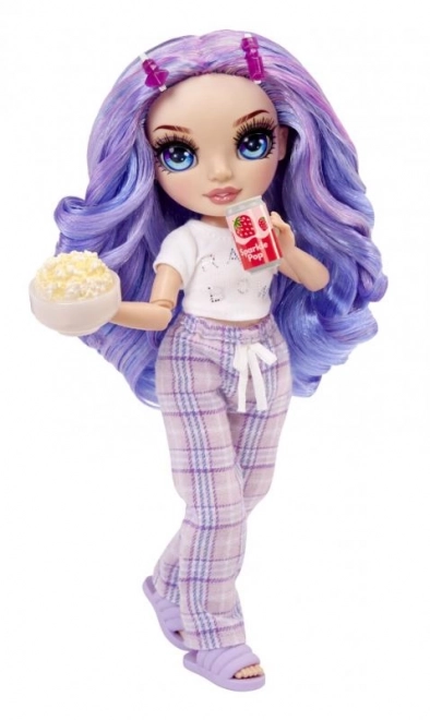 Rainbow High Junior Fashion Doll in Pajamas - Violet Willow