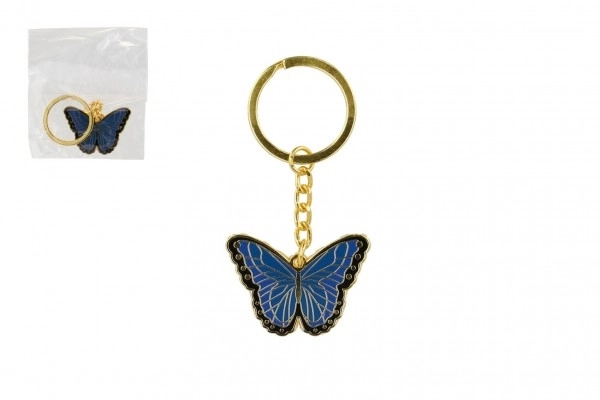 Butterfly Metal Keychain