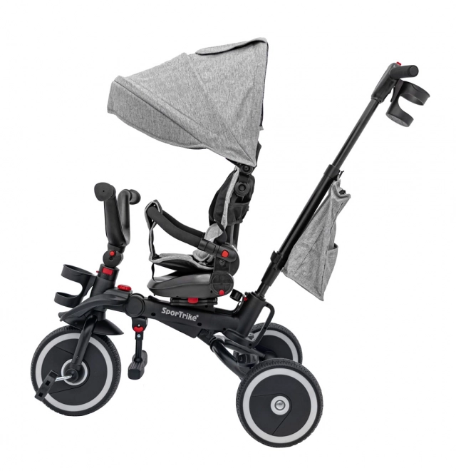 Szürke háromkerekű bicikli Sportrike