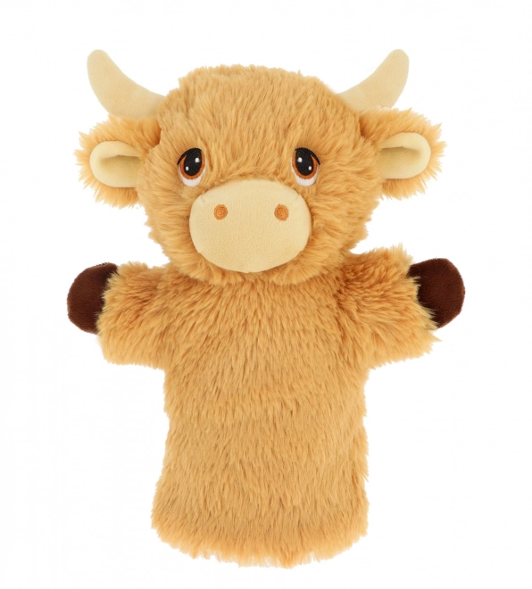 Keeleco Highland Cow Eco-Friendly Plush Puppet