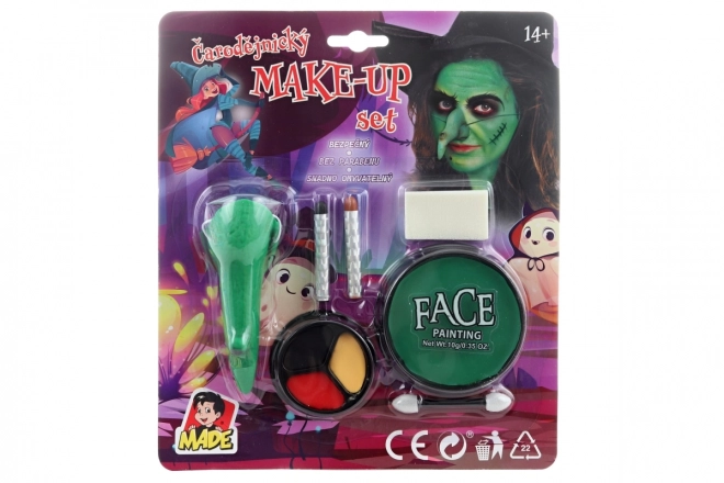 Halloween Witch Nose and Makeup Set