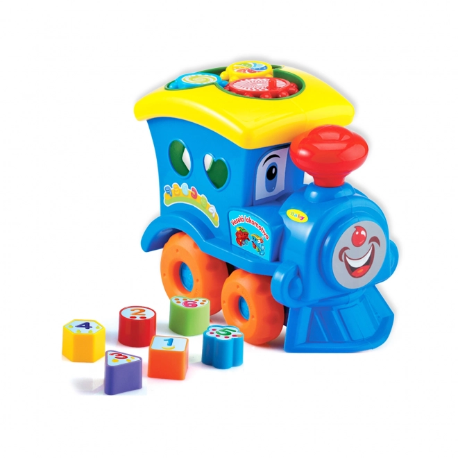 Colorful Locomotive Shape Sorter Toy