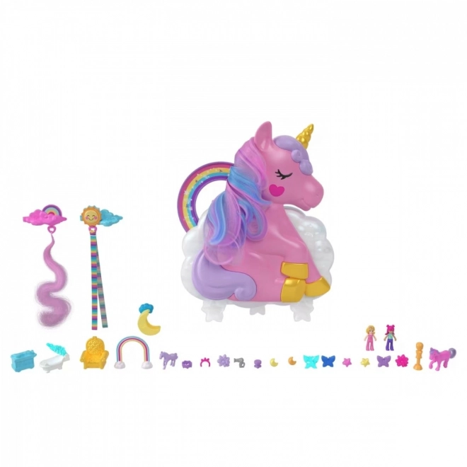 Polly Pocket Unicorn Beauty Salon Set