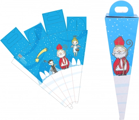 St. Nicholas Cone Blue 50 cm