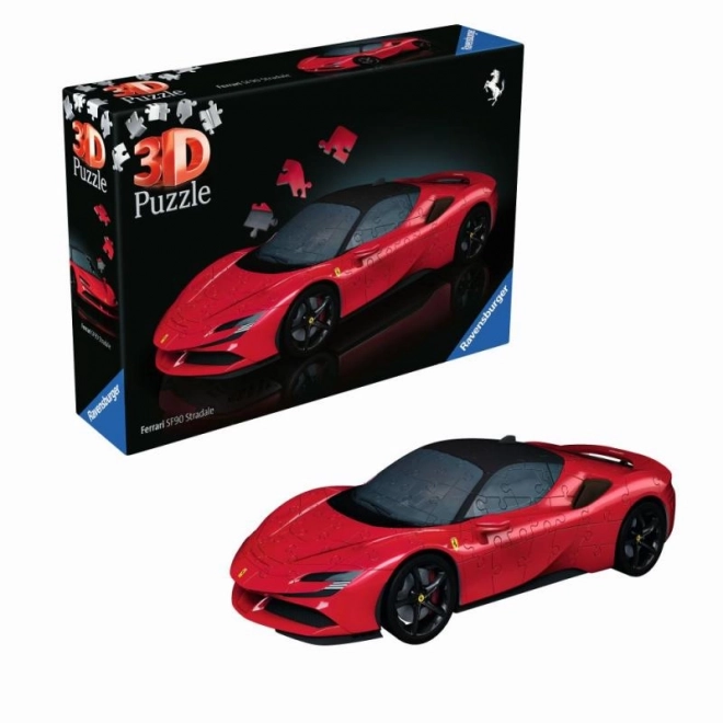 ferrari sf90 stradale puzzle model