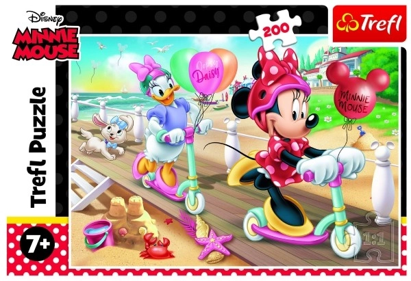 Trefl Puzzle Minnie Mouse Beach Adventure 200 Pieces