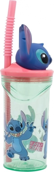 Stitch Straw Drinking Bottle 360 ml