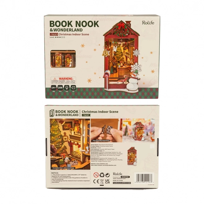 Robotic Time 3D Puzzle Christmas Interior Bookend