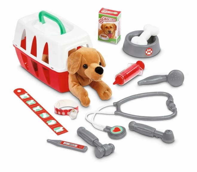 Veterinarian Trolley with Plush Dog