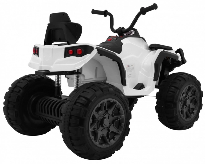 Quad ATV 2.4GHz on battery for children White + Remote Control + EVA Wheels + MP3 Radio + Free Start
