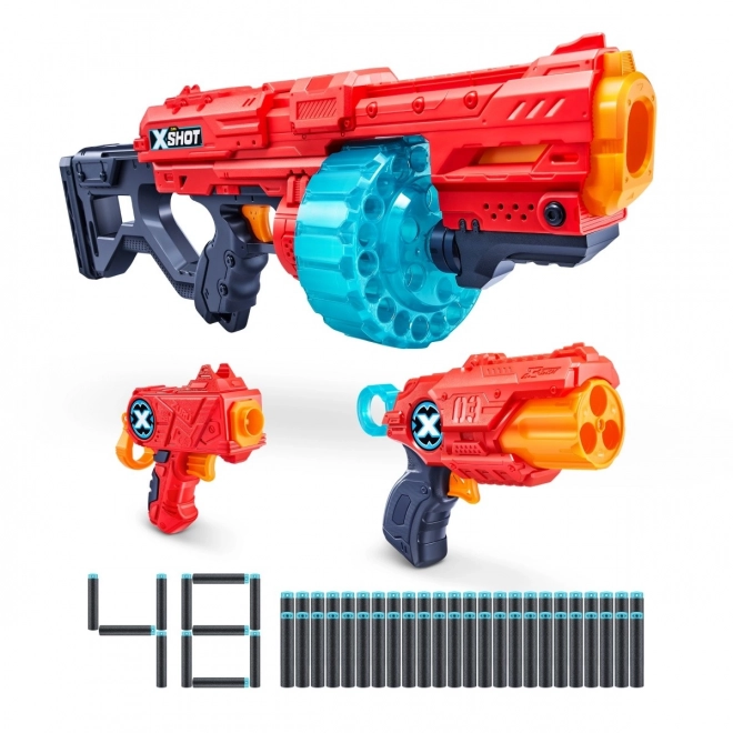 X-Shot Blaster Combo Pack: Turbo Fire, Fury 4, and Micro