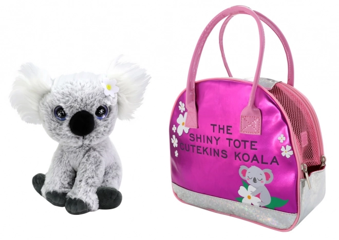 Plush Koala with Fashionable Handbag