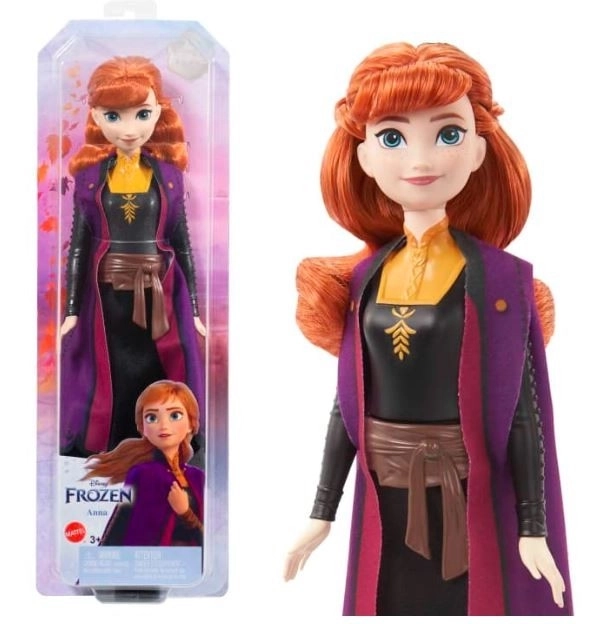 Disney Frozen Elsa Doll – Anna in black and orange dress