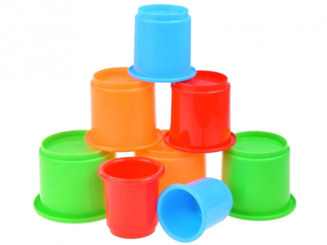 Colorful Little Tikes Stacking Cups