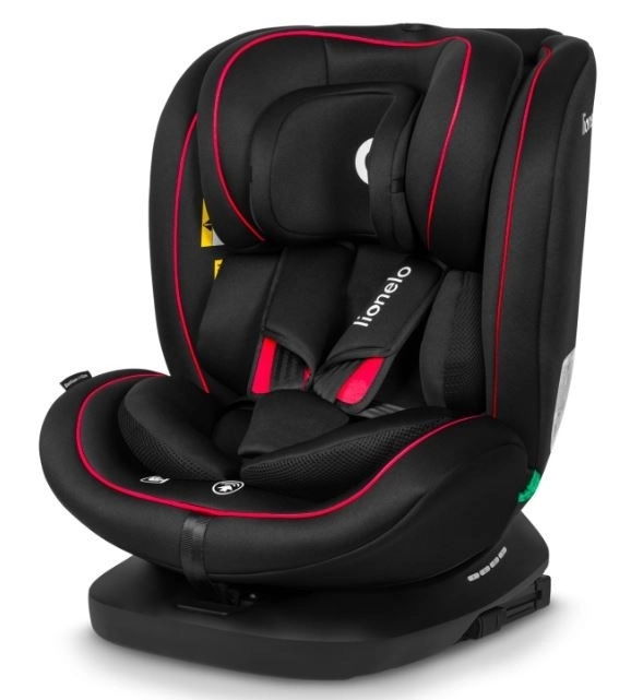 Lionelo Bastiaan i-Size Car Seat 40-150 cm, Black Red