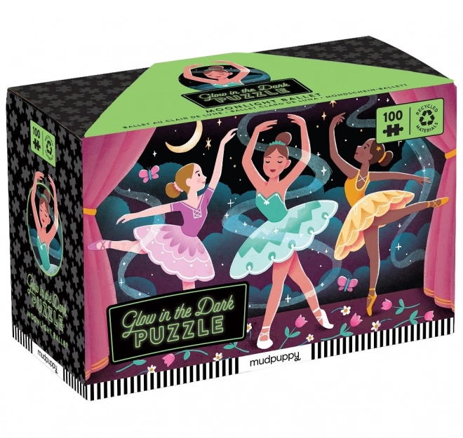 Moonlit Ballet Glow-in-the-Dark Puzzle by Mudpuppy