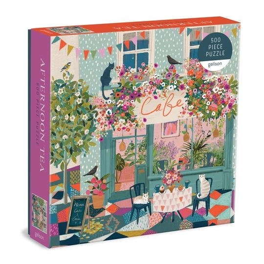 Tea Time at the Cafe Jigsaw Puzzle 500 Pieces