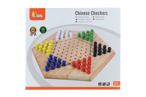 Wooden Halma Board Game