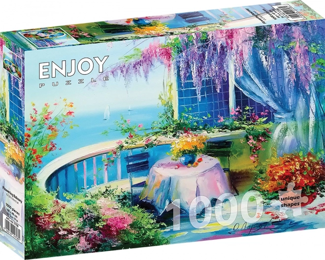 Puzzle Floral Balcony 1000 Pieces