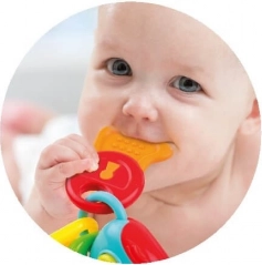 Textures for teething relief