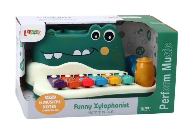 Crocodile Xylophone Piano Educational Toy