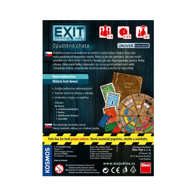 Exit Úniková hra: Opuštěná chata