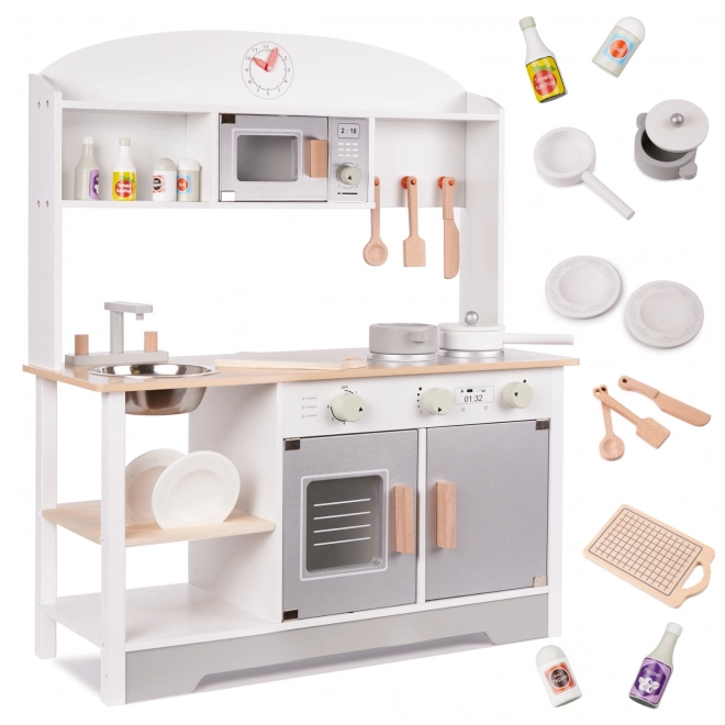 Children's Wooden Kitchen with Accessories