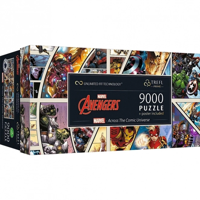 Trefl Puzzle Marvel Avengers Across the Comic Universe