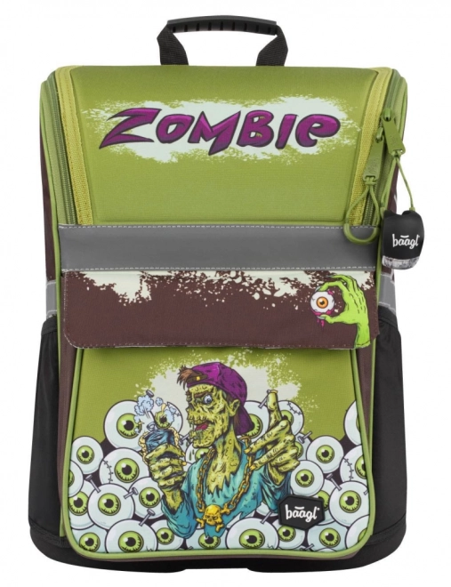 Baagl School Backpack Zippy Zombie