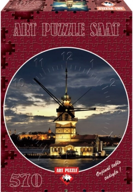 Art Puzzle Maiden's Tower Clock Puzzle