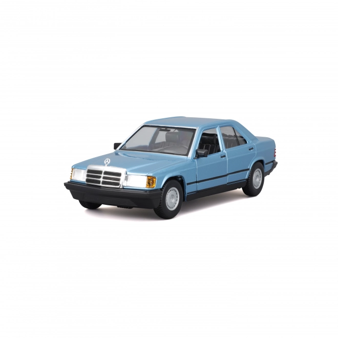 Die-cast Model Car 1987 Mercedes-Benz 190E Diamond Blue