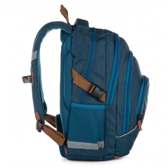 Blue Oxy Scooler Student Backpack