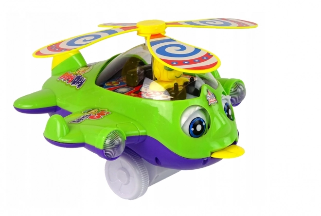 Push Airplane Toy with Bell