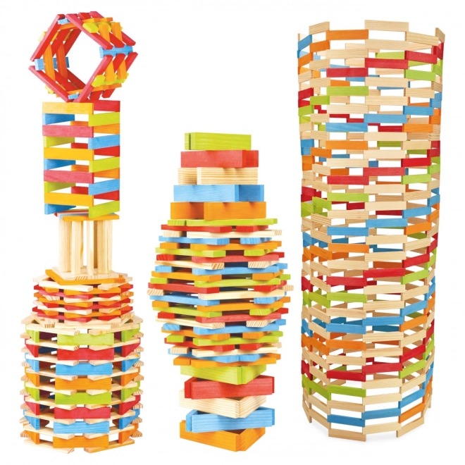 Jeujura wooden building blocks set