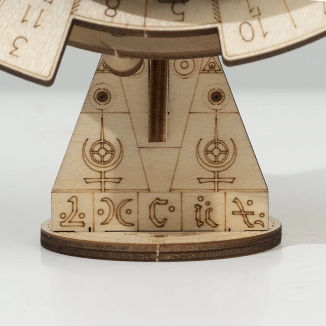 Wooden 3D Mechanical Calendar Puzzle