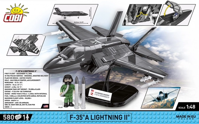 Armed Forces F-35A Lightning II Model from COBI