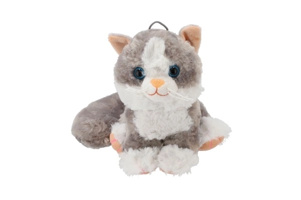 Plush Sitting Cat with Sound