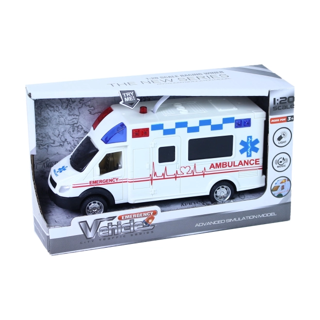 Ambulance Toy with Lights and Sound