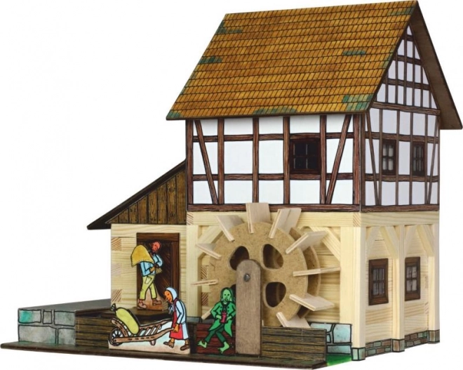 Timber Frame Water Mill Model Kit