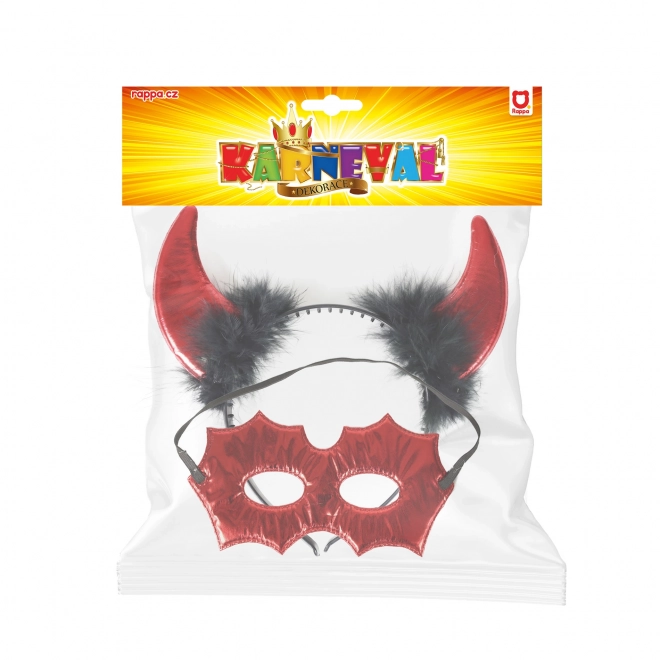 Devil Headband with Mask